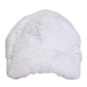White Modacrylic Rapper Men Baseball Capello Hat