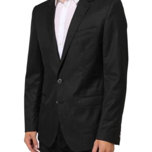 Black Single Breasted Men Coat MARTINI Blazer