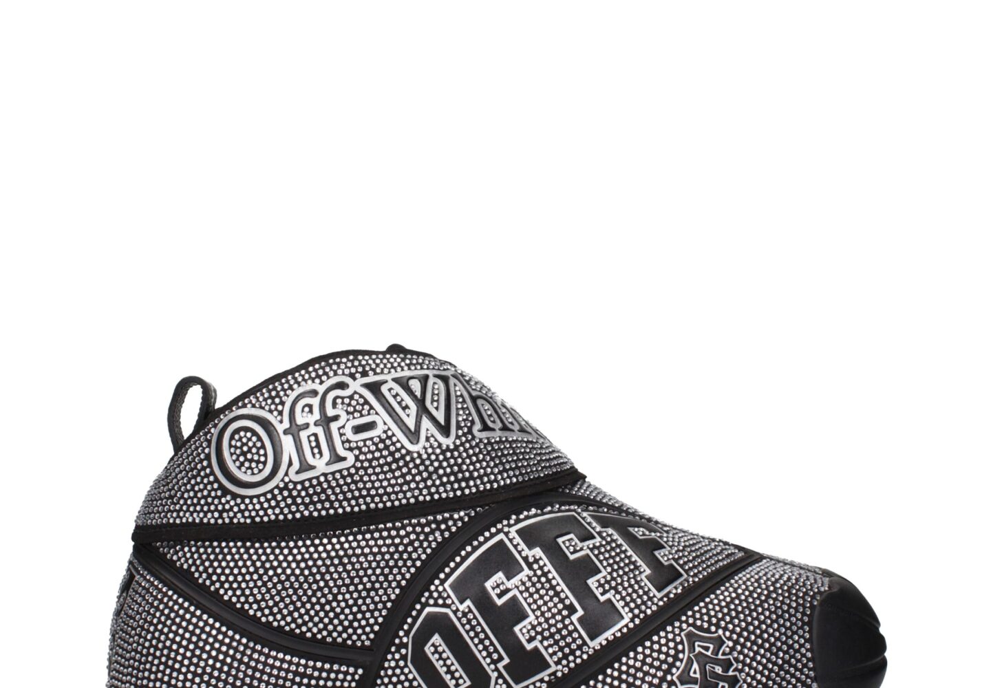 Black Cotton Sneakers