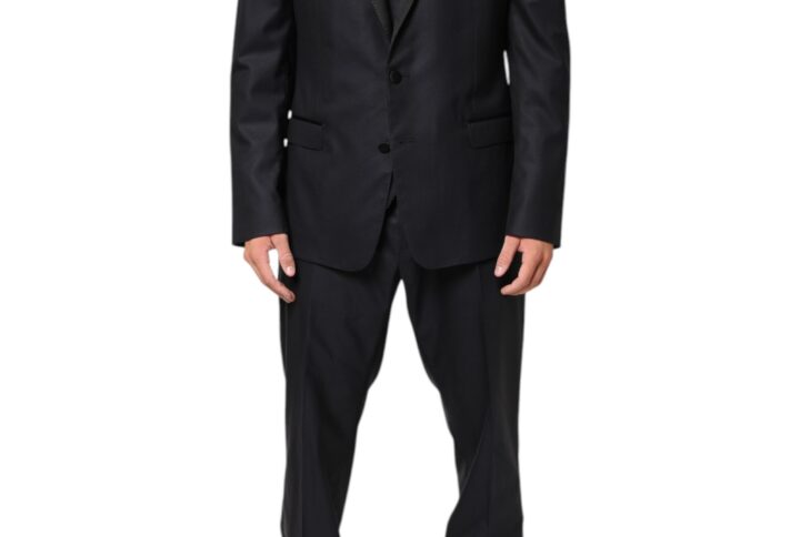 Dark Blue MARTINI 2 Buttons Suit 3 Piece Suit