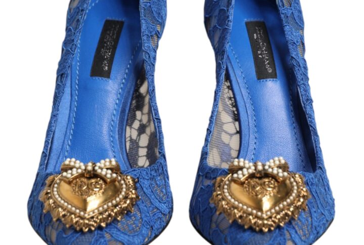 Blue Taormina Lace DEVOTION Pumps Shoes