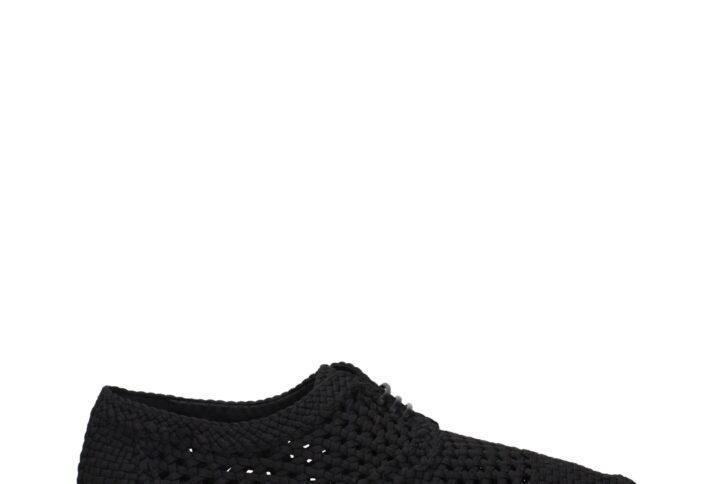 Black Fabric Oxfords And Derbies | Jag Couture London – New York