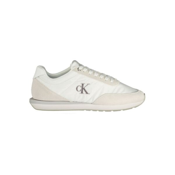White Recycled Polyester Men Sneaker