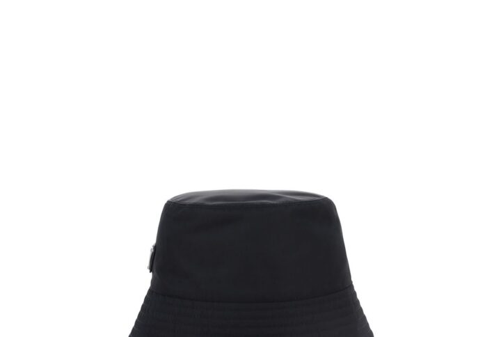 Black Polyamide Bucket Hat | Jag Couture London – New York