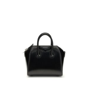 Black Calf Leather Bos Taurus Handbag
