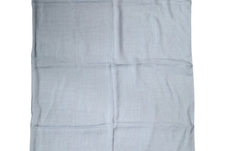 Light Blue Cashmere Knitted Shawl