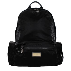 Black Nylon Backpack - Jag Couture London