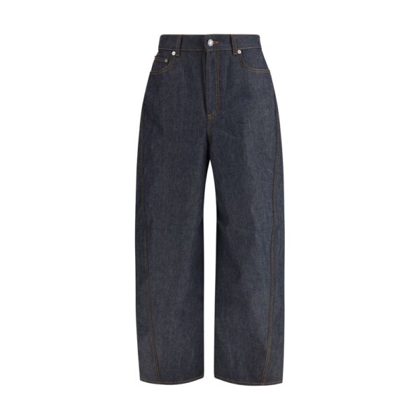 Blue Cotton Jeans Denim