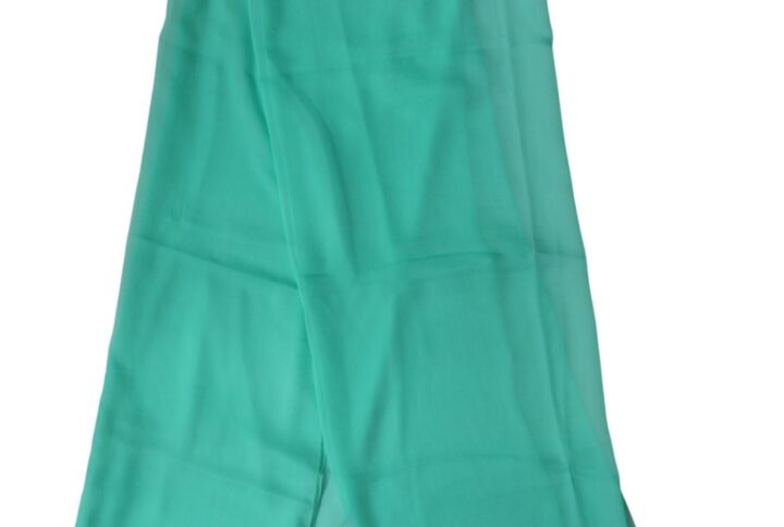 Teal Stole Silk Neck Wrap Shawl Men Scarf