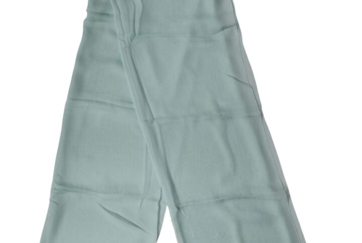Light Teal Silk Stole Neck Wrap Shawl Scarf | Jag Couture London – New York