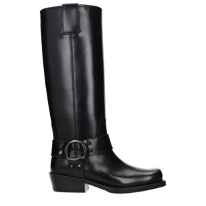 Black Leather Boots