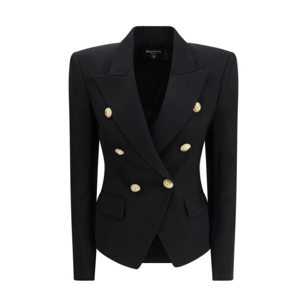 Black Wool Oves Aries Blazer