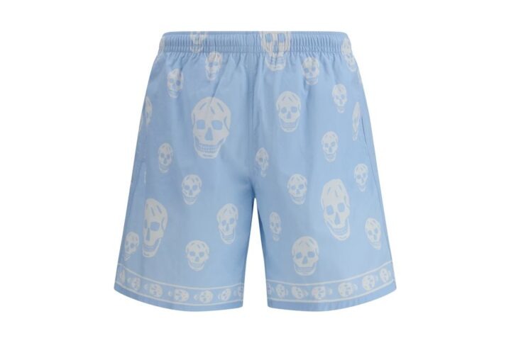 Blue Polyamide Shorts | Jag Couture London – New York