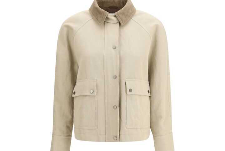 Beige Cotton Coat | Jag Couture London – New York