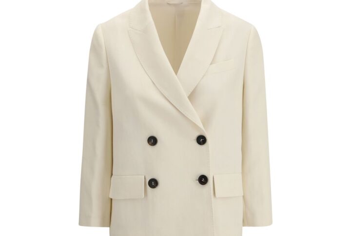Beige Viscose Jacket | Jag Couture London – New York