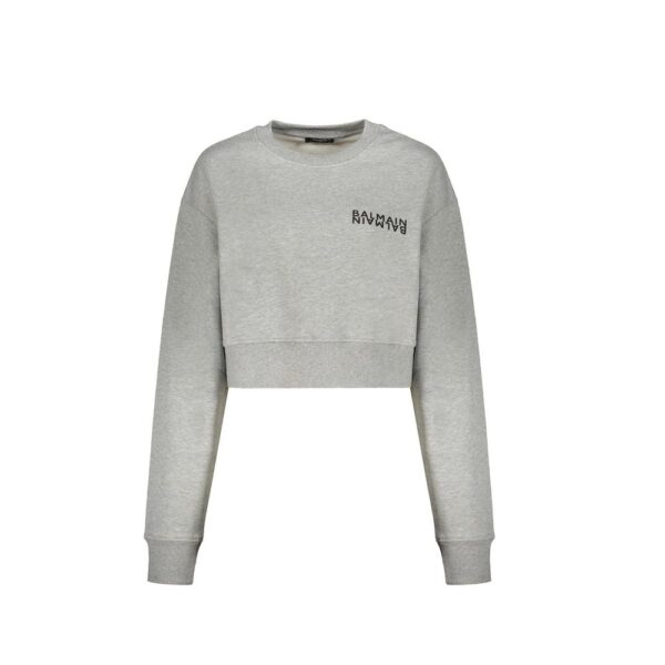 Gray Cotton Sweatshirt