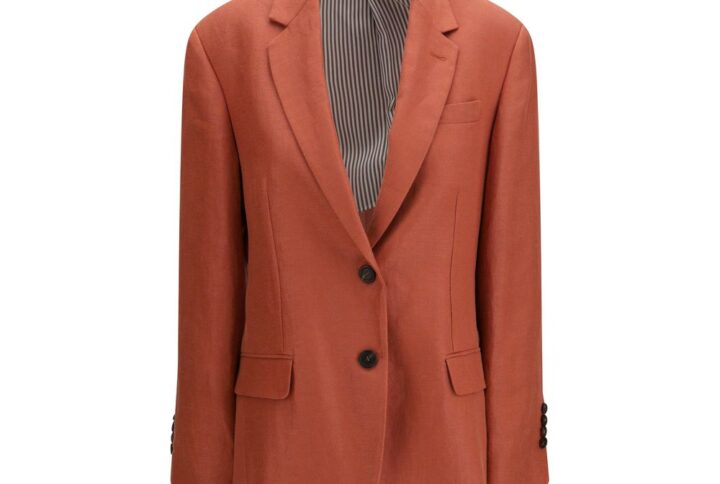 Red Linen Blazer | Jag Couture London – New York