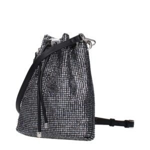 Black Satin Crossbody Bag