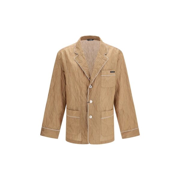 Beige Linen Top Sleepwear