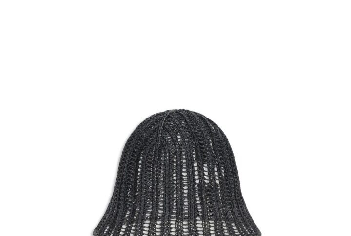 Black Polyamide Bucket Hat | Jag Couture London – New York