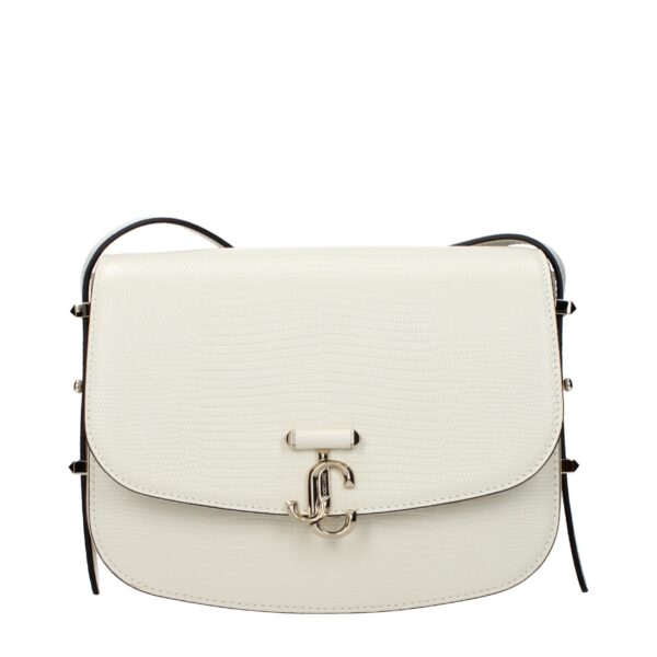 White Leather Crossbody Bag