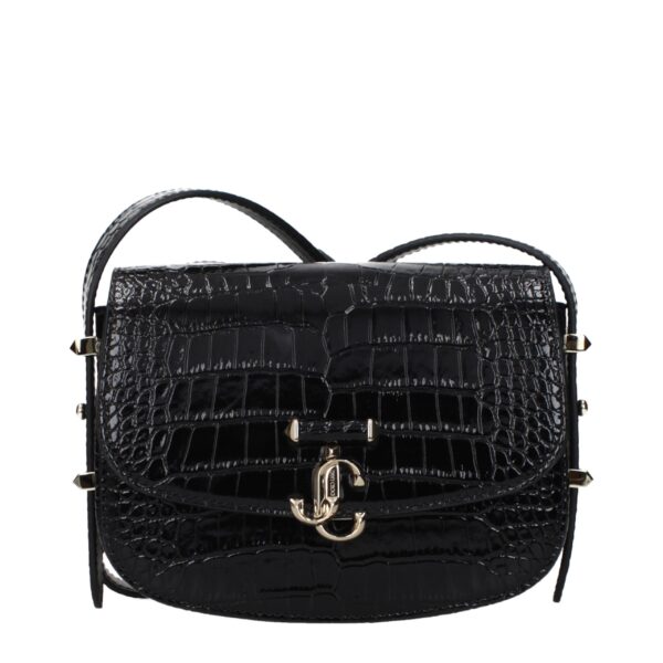 Black Leather Crossbody Bag