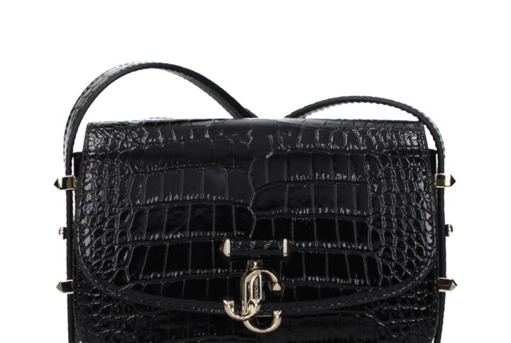 Black Leather Crossbody Bag | Jag Couture London – New York
