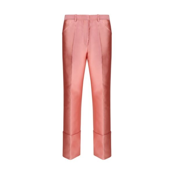 Multicolor Polyester Casual Pants