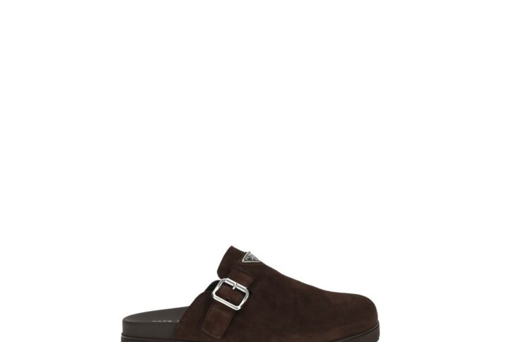 Brown Calf Leather Bos Taurus Mules | Jag Couture London – New York