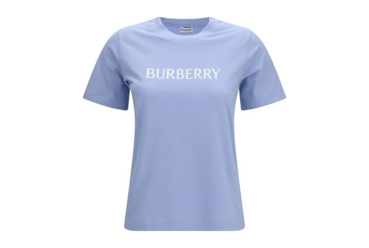 Blue Cotton T-Shirt | Jag Couture London – New York