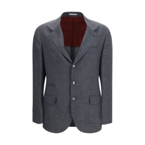 Gray Wool Oves Aries Blazer