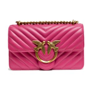 Pink Leather Love One Mini Shoulder Bag