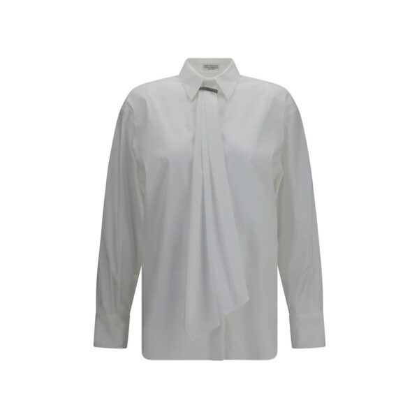 White Cotton Dress Shirt