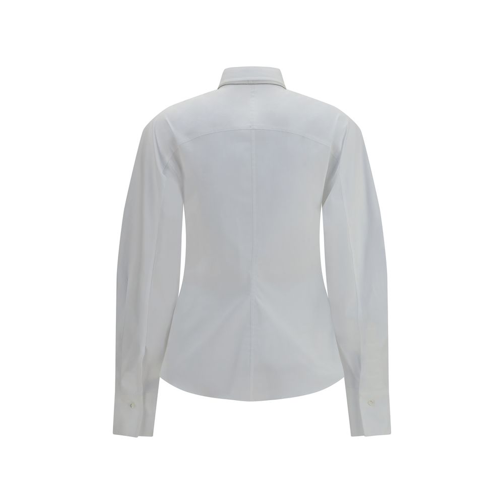 White Cotton Dress Shirt