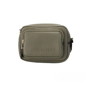 Burberry Small Branded Dark Fern Green Grainy Leather Camera Crossbody Bag | Jag Couture London – New York