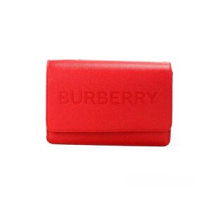 Burberry Hampshire Small Red Embossed Logo Smooth Leather Crossbody Bag | Jag Couture London – New York