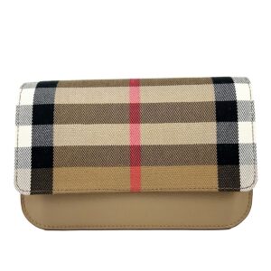 Burberry Small Leather Madison Crossbody Check Bag | Jag Couture London – New York