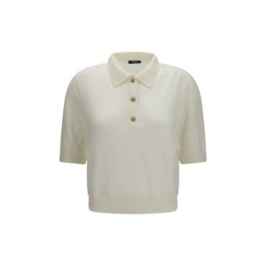 White Wool Oves Aries Polo Shirt