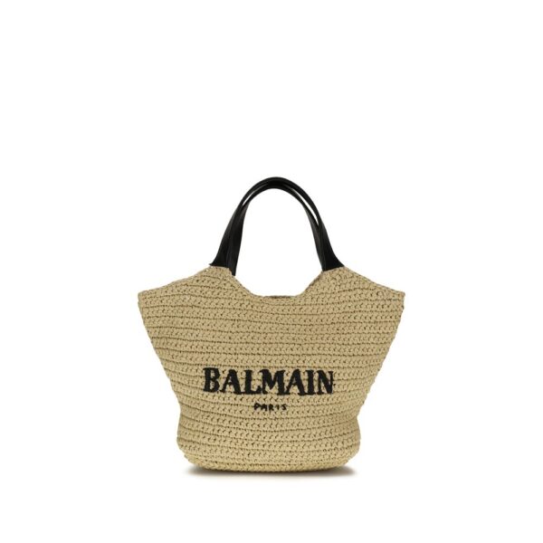 Beige Viscose Shoulder Bag