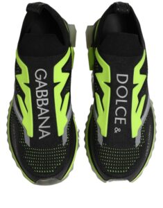Black Green Sorrento Low Top Sneakers Shoes