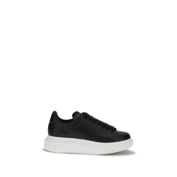 Black Calf Leather Bos Taurus Platform Sneakers