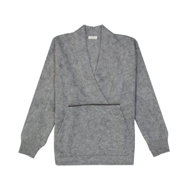 Gray Wool Sweatshirt