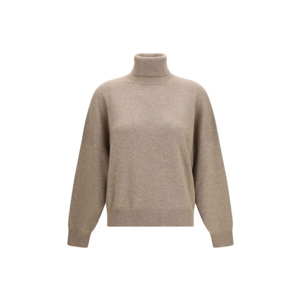 Brown Cashmere Turtleneck