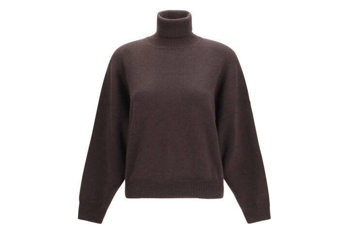 Brown Cashmere Turtleneck | Jag Couture London – New York