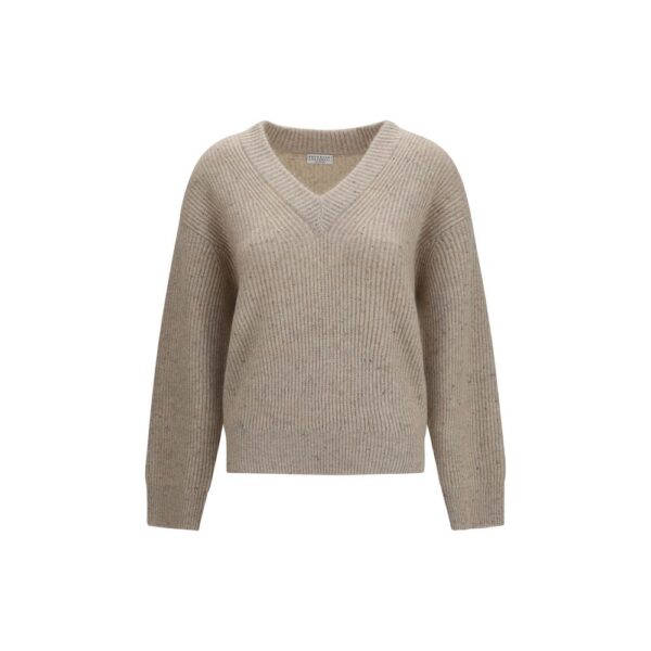 Beige Cashmere Sweatshirt