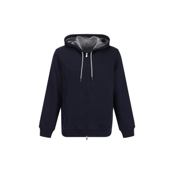Blue Cotton Sweatshirt