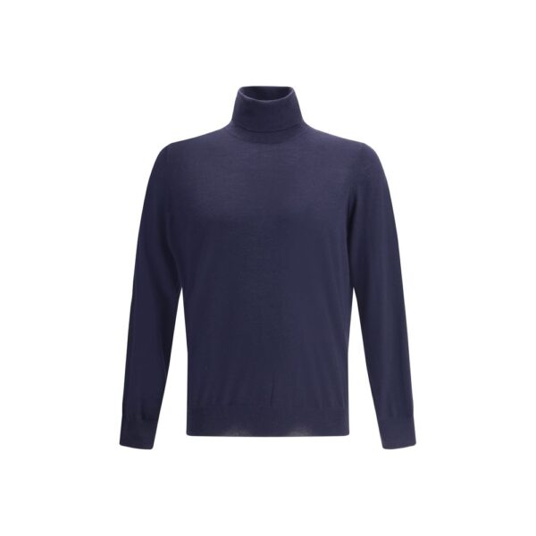 Blue Wool Oves Aries Turtleneck
