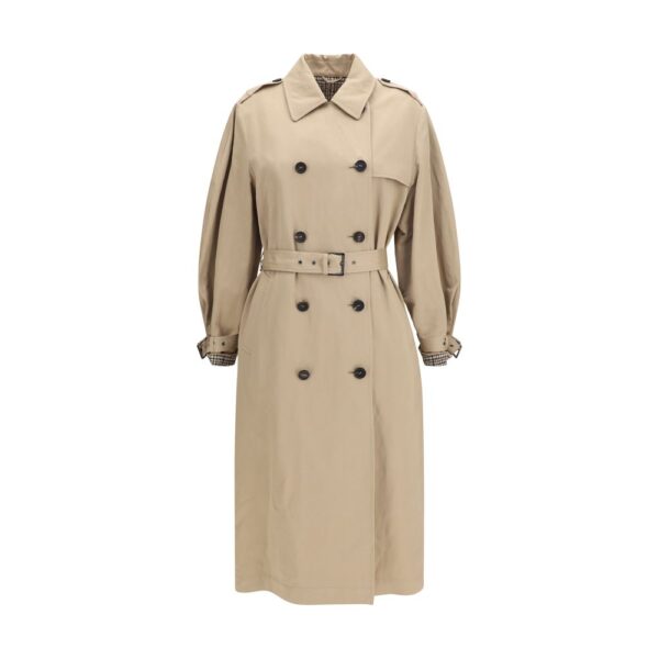 Beige Cotton Coat
