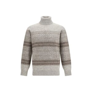 Gray Alpaca Vicugna Pacos Turtleneck | Jag Couture London – New York