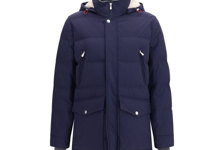 Blue Goose Down Shell Jacket | Jag Couture London – New York